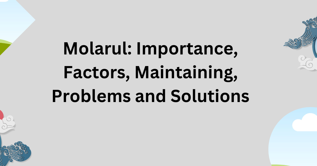 Molarul Importance, Factors, Maintaining, Problems and Solutions