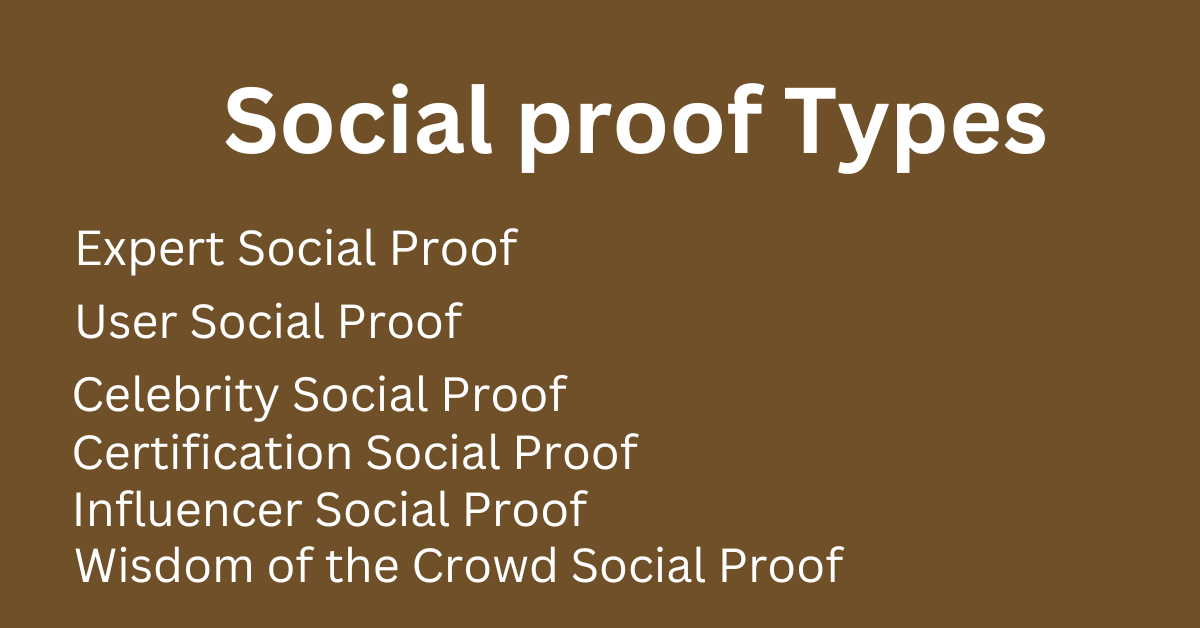 Social Proof Types